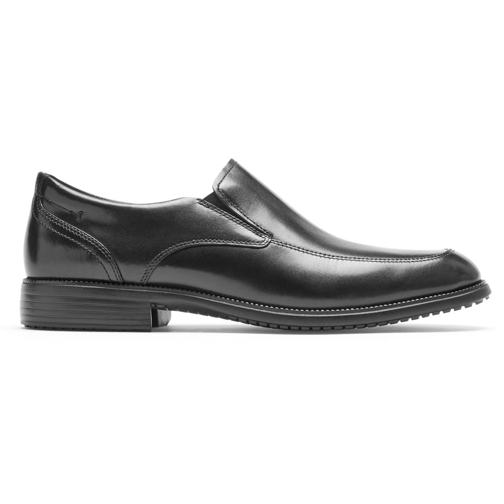 Pantofi Oxford Barbati Rockport Total Motion Dressport Slip-On Negrii - Romania 9108-AEJVZ